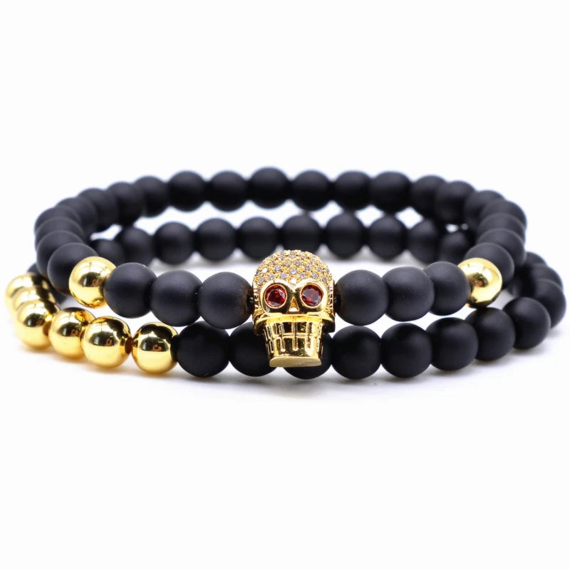 Royal Skull Skeleton Head Bracelets