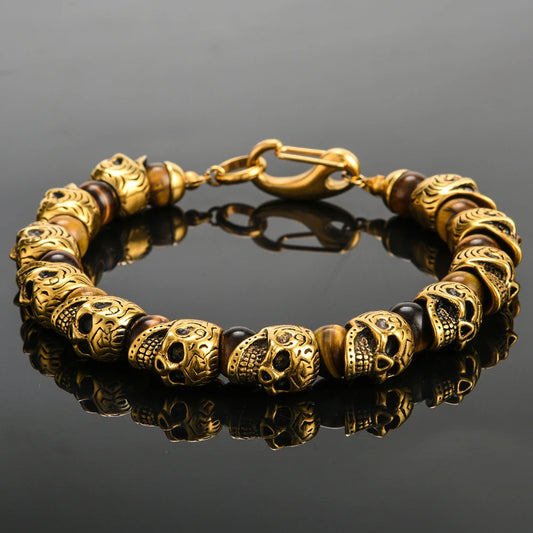 Skull Beads Bracelet