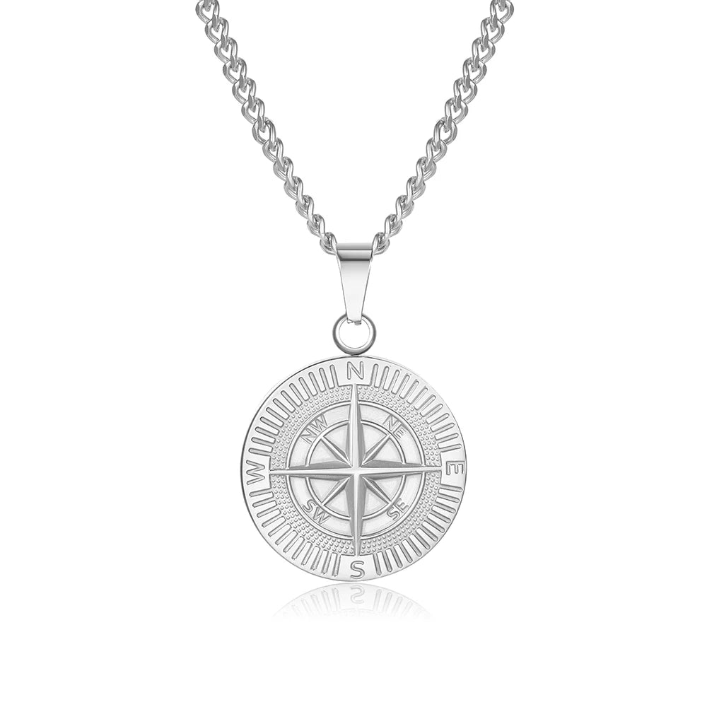 Travel Compass Necklace